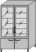   	  Шкаф-сейф для гистологических лабораторий (большой) ТШ-32. 