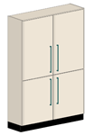 Шкаф металлический для хранения Профи-4